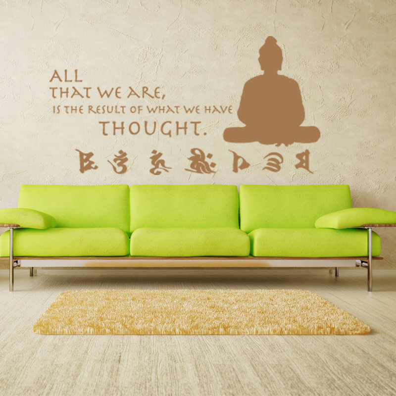 Style and Apply Buddha Quote Wall Decal & Reviews Wayfair